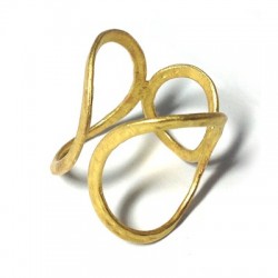 Bague en Laiton Coulé Cercle 19 x 17 mm