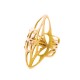 Brass Casting Chevalier Ring 25x12mm