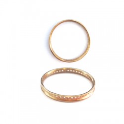 Brass Casting Ring with Side Holes 27mm