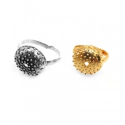Bague en Laiton Coulé « Urchin » 22 x 25 mm