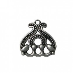Pendentif en Métal/Zamac, 17x29mm