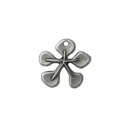Colgante de Metal Zamak Flor 27mm
