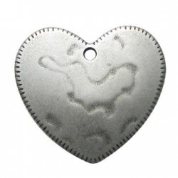 Μεταλλικό Ζάμακ Χυτό Μοτίφ Καρδιά 46mm
