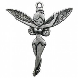 Zamak Pendant Fairy 40x50mm