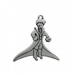 Pendentif Petit Prince en Métal/Zamac, 30mm