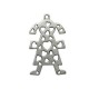Zamak Pendant Girl 19x33mm