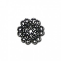 Zamak Charm Flower 14mm