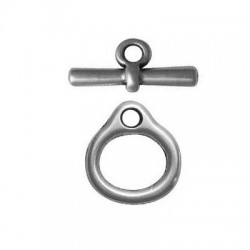 Zamak T-Clasp Round 17mm