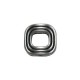 Entrepieza de Metal Zamak Anilla Cuadrada 13mm (Ø 1.5mm)