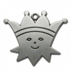 Colgante de Metal Zamak Principe 41x36mm