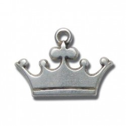 Zamak Charm Crown 20x15mm