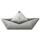 Zamak Pendant Paper Boat 62x30mm