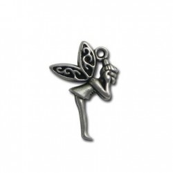 Zamak Charm Angel 23x16mm