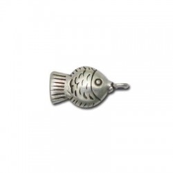 Μεταλλικό Ζάμακ Χυτό Μοτίφ Ψάρι 10x20mm