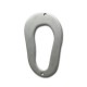 Zamak Connector Oval Irregular 36x63mm Ø1.8mm