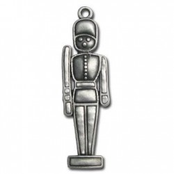 Pendentif Soldat de plomb en Métal/Zamac, 51x13mm