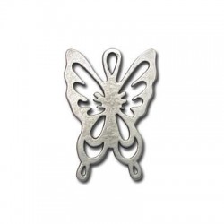 Colgante de Metal Zamak Mariposa 30x21mm