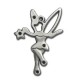 Pendentif Fée en Métal/Zamac, 32x24mm