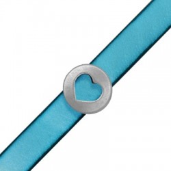 Zamak Slider Round Heart 18mm (Ø 10.2x2.2mm)