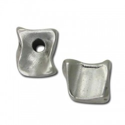 Zamak Bead Cube Irregular 13mm