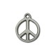 Zamak Charm Peace Sign 20mm
