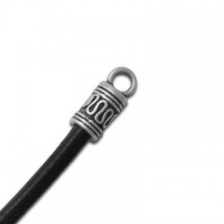 Embout en Métal/Zamac, 16.5x7mm