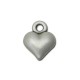 Μεταλλικό Ζάμακ Χυτό Μοτίφ Καρδιά 13.5x11.5mm