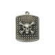 Colgante de Metal Zamak Calavera en Chapa 34x26mm