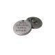 Colgante de Metal Zamak Redondo "P" con Letras 16mm