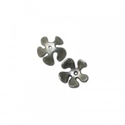 Zamak Bead Cap Flower 15mm