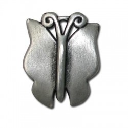 Colgante de Metal Zamak Mariposa 27x32mm