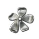 Pendentif Fleur en Métal/Zamac, 32x35mm