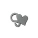 Colgante de Metal Zamak Corazón 30x25mm