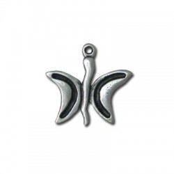 Colgante de Metal Zamak Mariposa 30x25mm