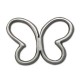 Zamak Pendant Butterfly 40mm