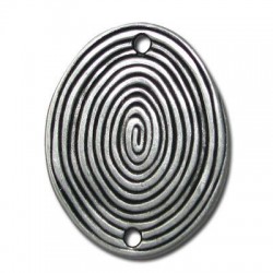 Zamak Connector Oval Coil 35x43mm