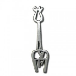 Pendentif Giraffe en Métal/Zamac, 15x61mm
