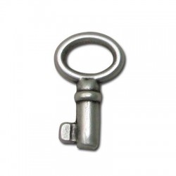 Zamak Lucky Charm Key 12x22mm