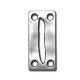 Conector de Metal Zamak Rectangular 10x22mm