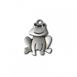 Zamak Charm Frog 18x23mm