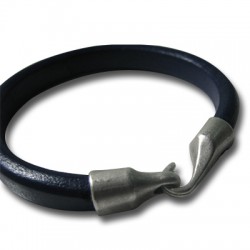 Zamak Clasp Hook for Regaliz Leather (Ø 10x7mm)
