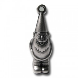 Pendentif Gnome en Métal/Zamac, 11x34mm