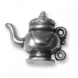 Zamak Charm Teapot 22x15mm