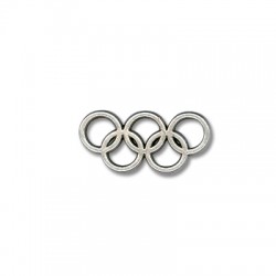Μεταλλικό Στοιχείο Κύκλοι Ολυμπιακών Αγώνων Μακραμέ 20mm