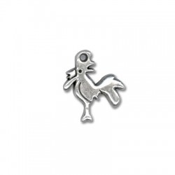 Zamak Charm Rooster 21x18mm