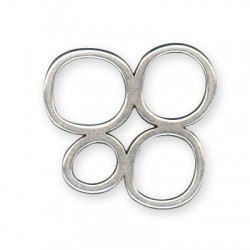 Zamak Connector Circles 34x36mm