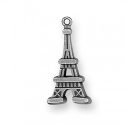 Ciondolo in Metallo Zama Torre Eiffel 20x40mm