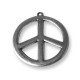 Zamak Pendant Peace Sign 35mm