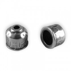 Μεταλλική Ζάμακ Χυτή Χάντρα Καπελάκι 8.5x9.5mm (Ø6.3mm)