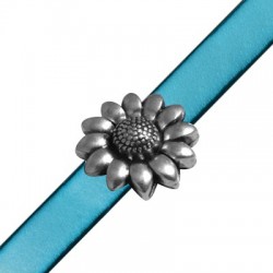 Zamak Magnetic Clasp Sunflower 20mm (Ø 10.2x2.2mm)